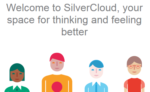 Welcome to Silvercloud, your space for thinking and feeling better